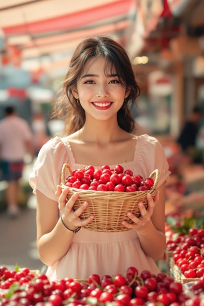 你好，樱桃海报